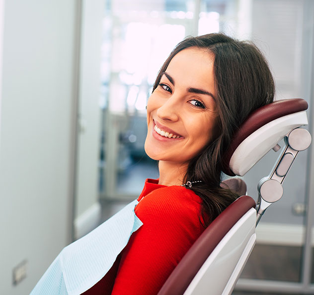 woman at the dentist