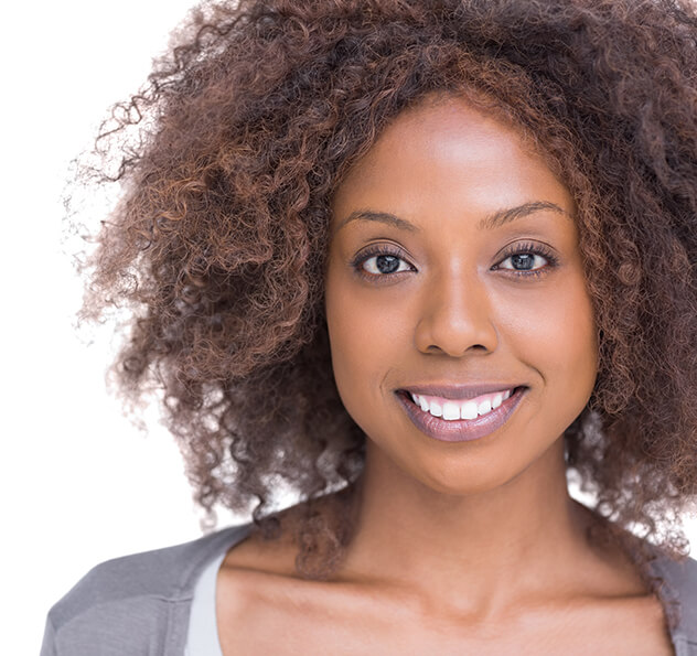 woman with a bright, white smile